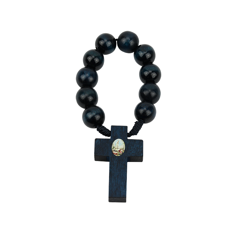 Olive wood decade rosary 2