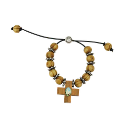 Bracelet Decade Rosary with cross