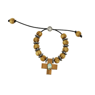 Bracelet Decade Rosary with cross