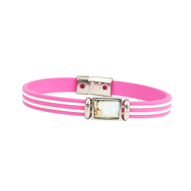 Rubber Bracelet with Apparition of Fatima 3