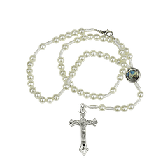 Rosary of white thread