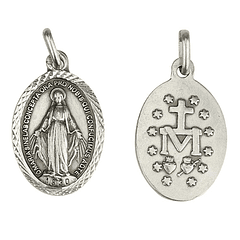 Medal of Our Lady of the Miraculous - 925 Silver