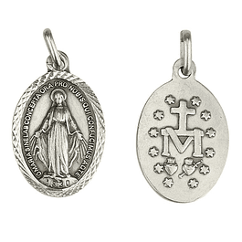 Medalha de Nossa Senhora Milagrosa - Prata 925