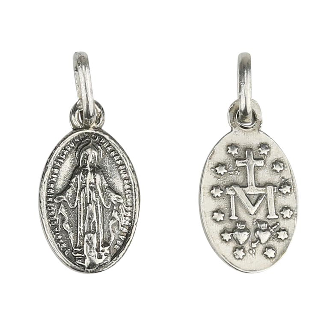 Medal of Our Lady of the Miraculous Cross - 925 Silver 1