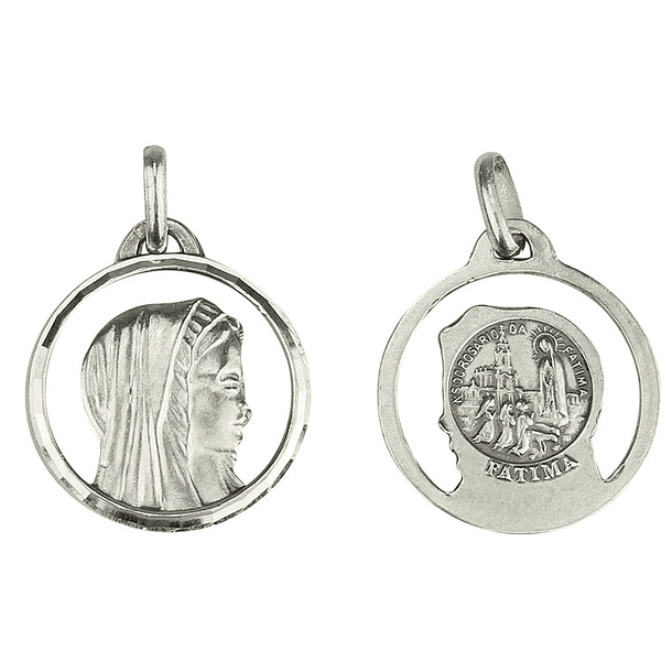 Medal of Our Lady face - Sterling Silver 925 2