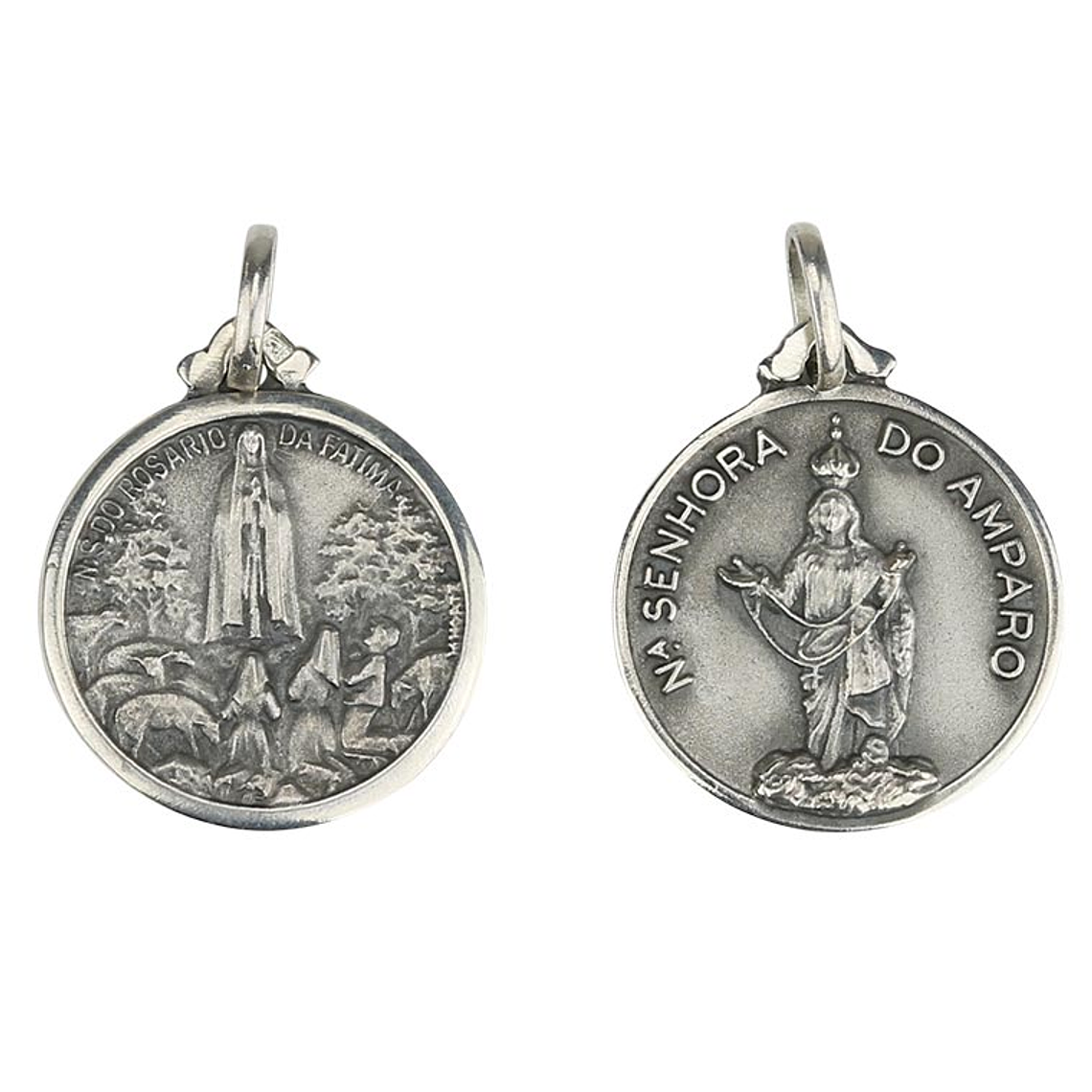 Medaglia di Nostra Signora del Amparo - Argento 925 1