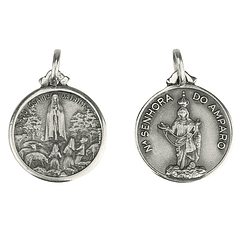 Medalha de Nossa Senhora do Amparo - Prata 925
