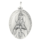 Medal of Our Lady of the Rosary of Fatima - 925 Silver - thumbnail 1