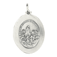 Medal of Our Lady of the Rosary of Fatima - 925 Silver - thumbnail 2