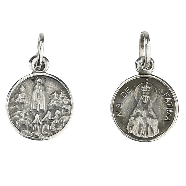 Fatima medal with crown - Silver 925 1