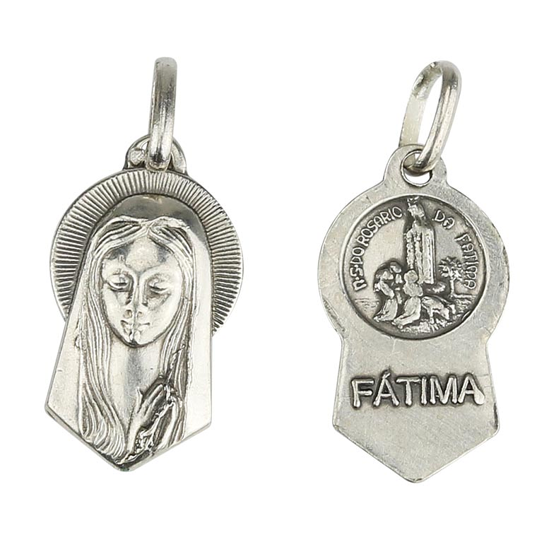 Medal cut out of Our Lady of Fatima - 925 Silver 1
