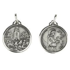 Medaglia di San Francesco d'Assisi - Argento 925