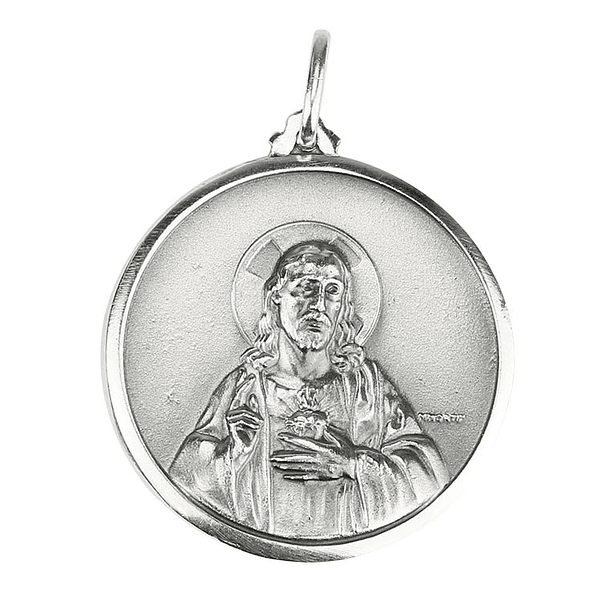 Medalla Sagrada - Plata 925 3