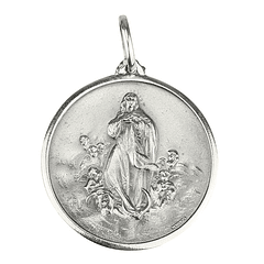 Medaglia della Madonna che scioglie i nodi - Argento 925