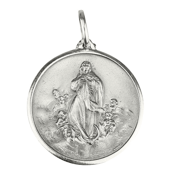 Medalha de Nossa Senhora Desatadora de Nós - Prata 925 1