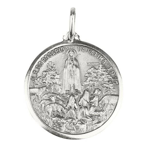 Medaglia della Madonna che scioglie i nodi - Argento 925 2