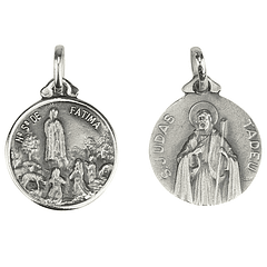 Medaglia di San Giudas Tadeu - Argento 925