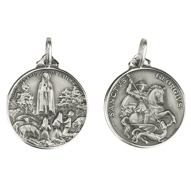 Medalha de São Jorge - Prata 925 1