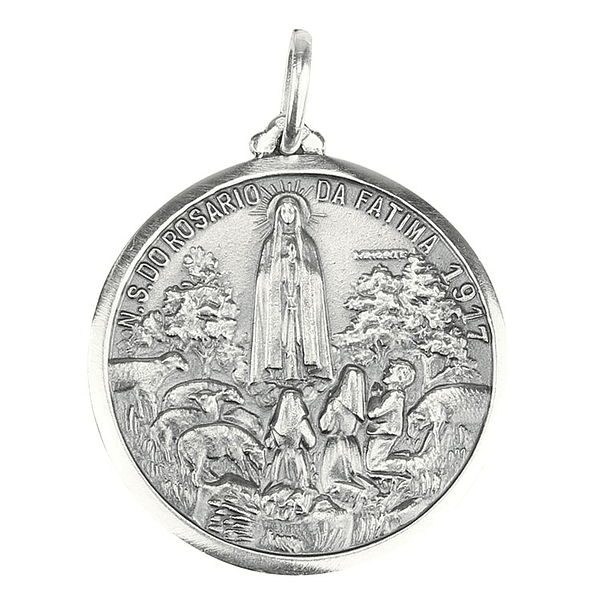 Medalla San Antonio con niño - Plata 925 2