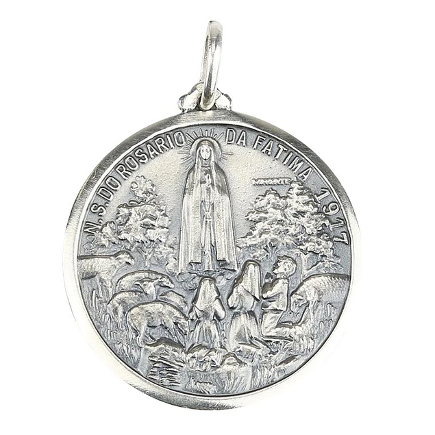 Saint Anthony's Medal with Boy - 925 Silver