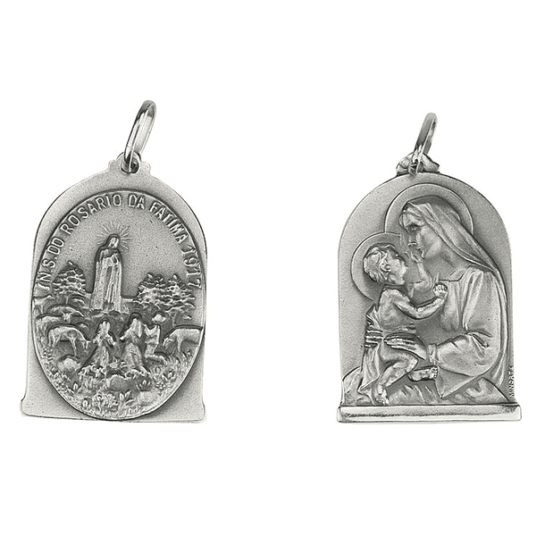 Medalha Santa Ana - Prata 925 