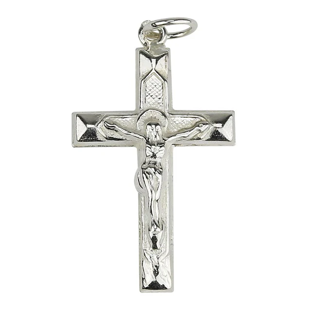 Crucifix Medal - Silver 925
