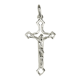 Medalha crucifixo aberto - Prata 925