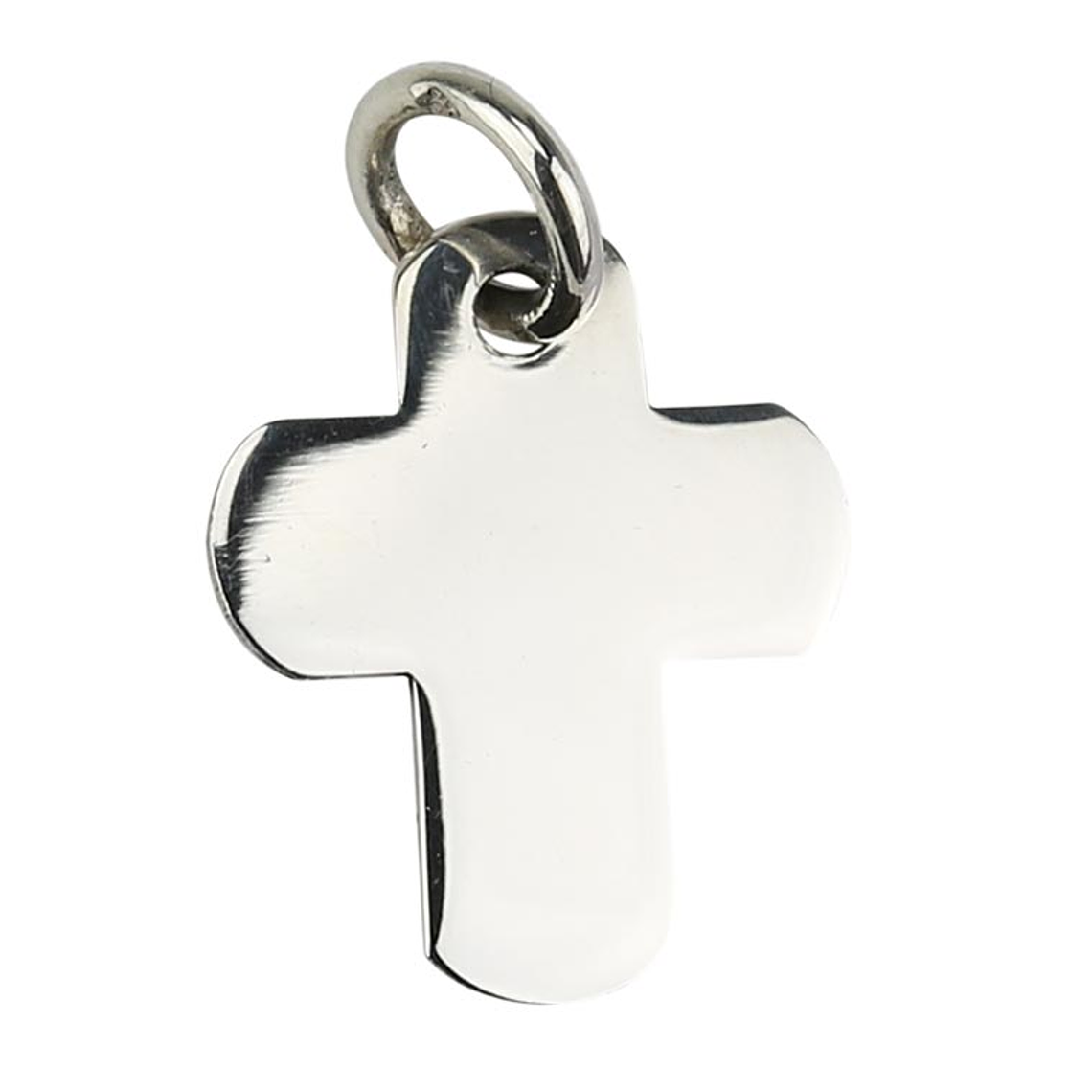Flat cross medal - Silver 925 2
