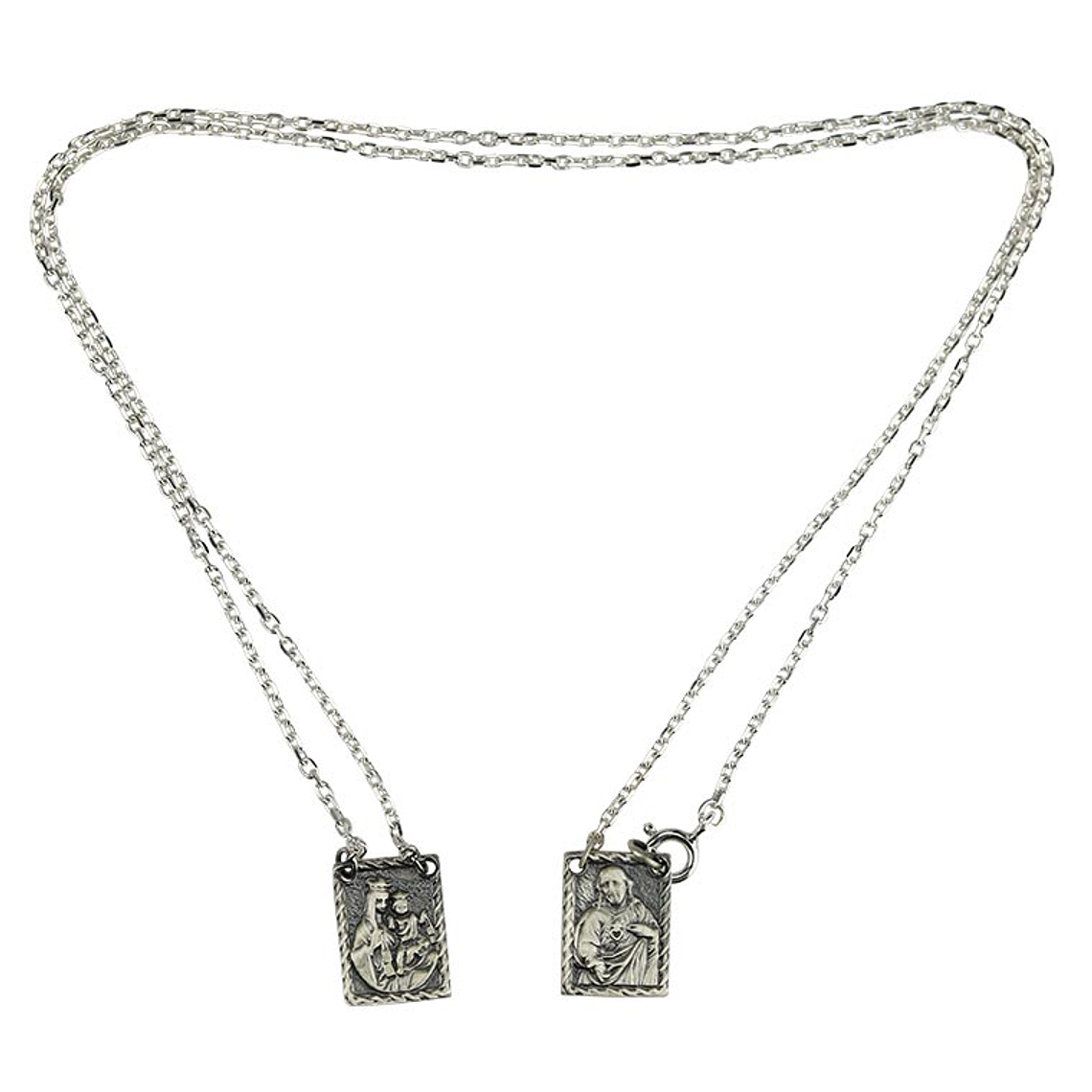 Catholic Scapular - Silver 925 1