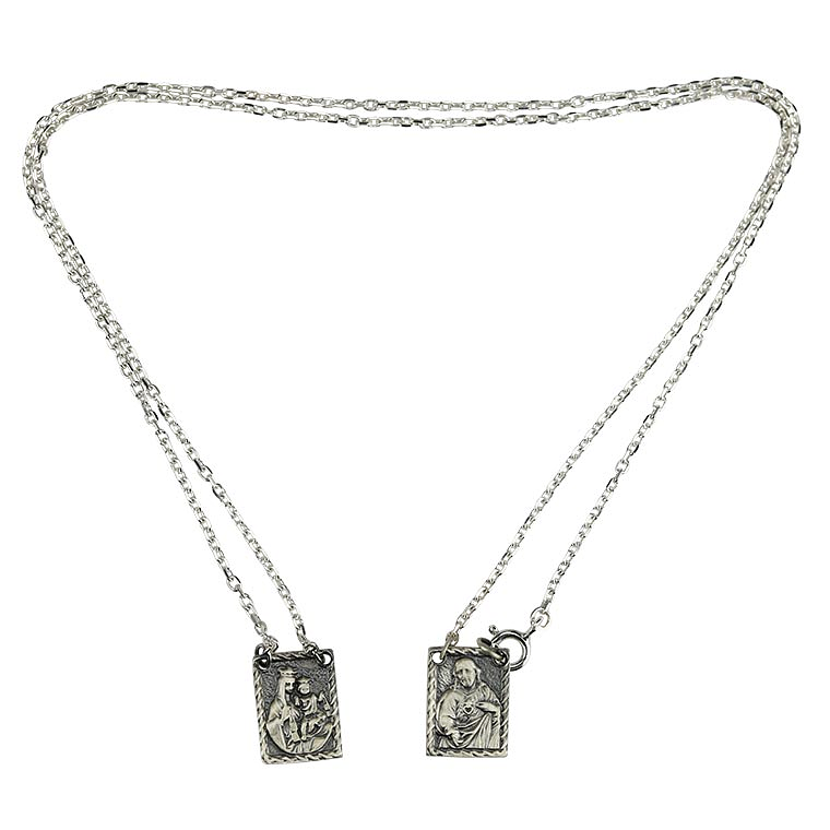 Catholic Scapular - Silver 925 1