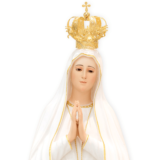 Statue of Our Lady of Fatima Pilgrim - Wood 1