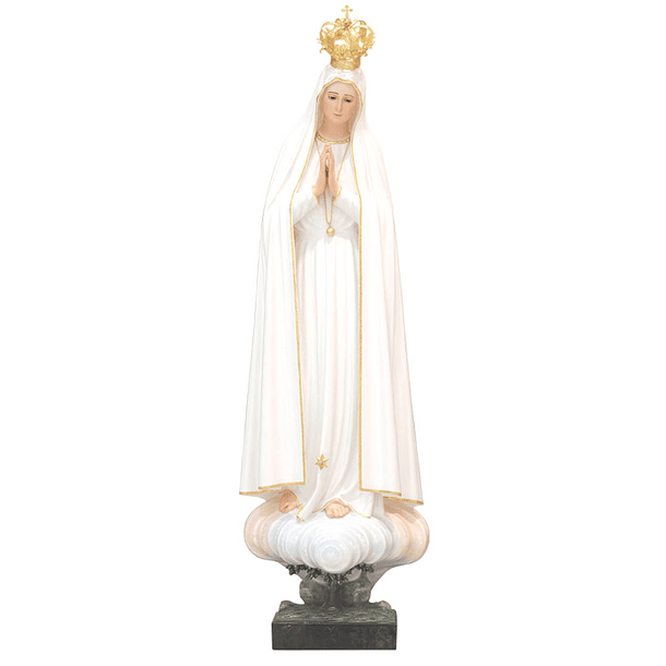Statue of Our Lady of Fatima Pilgrim - Wood 2