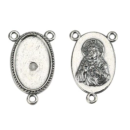 Customisable rosary center one face