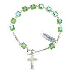 Swarovski catholic bracelet