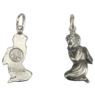 Médaille Ange et Fatima - Argent 925