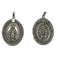 Medaglia della Madonna dei Miracoli - Argento 925