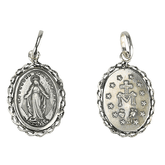 Medalla de Nuestra Señora milagrosa - plata 925