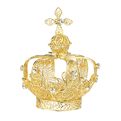 Corona de filigrana dorada
