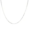 Rectangular cufflink chain - 925 Silver