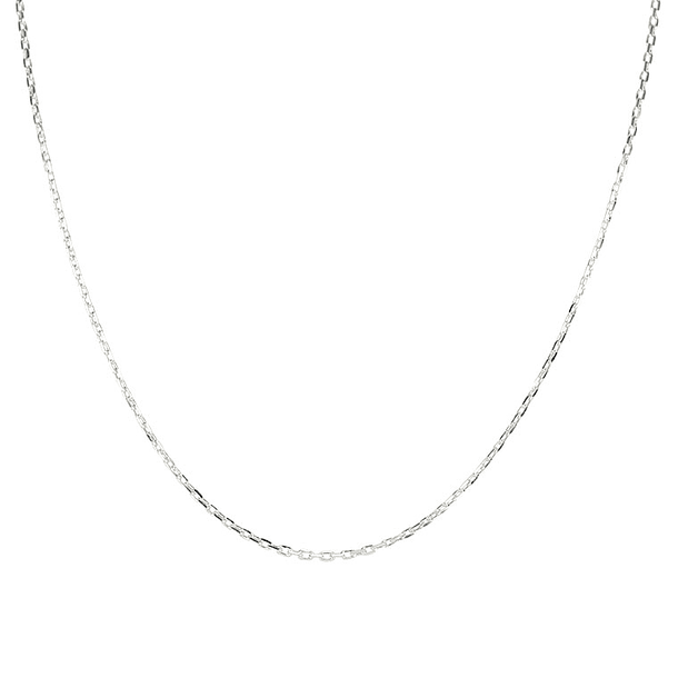 Rectangular cufflink chain - 925 Silver 1