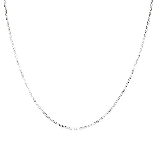 Rectangular cufflink chain - 925 Silver