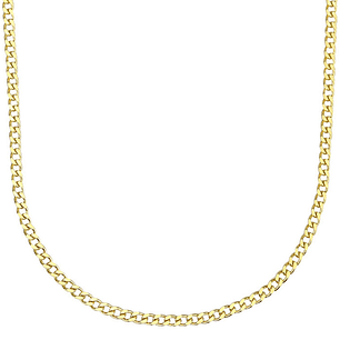 Simple golden silver chain - 925 Silver