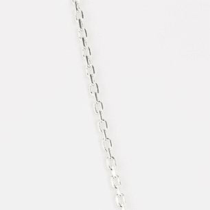 Rectangular cufflink chain - 925 Silver