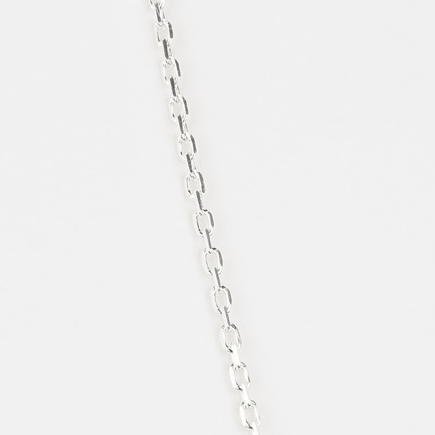 Rectangular cufflink chain - 925 Silver 2