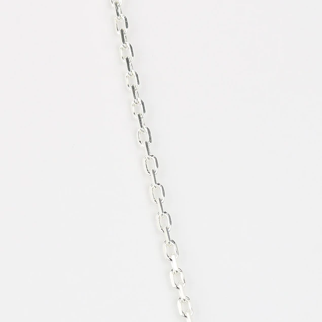 Rectangular cufflink chain - 925 Silver