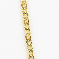 Simple golden silver chain - 925 Silver