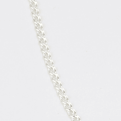 Silver chain interlaced - Silver 925