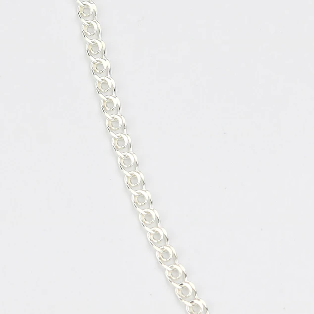 Silver chain interlaced - Silver 925