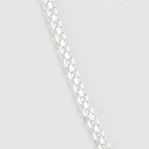 Thin double chain - 925 Silver 2