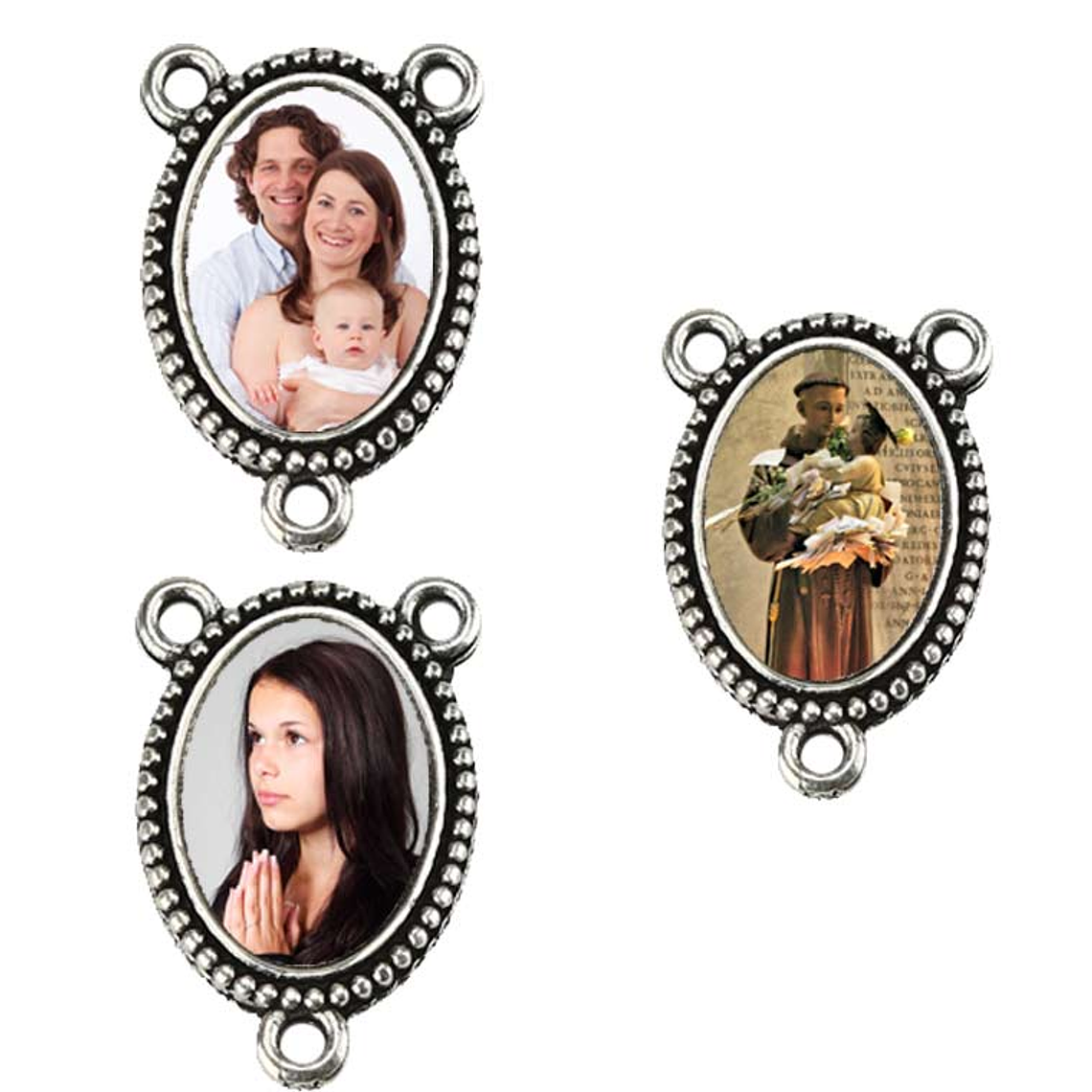 Customisable rosary center  2